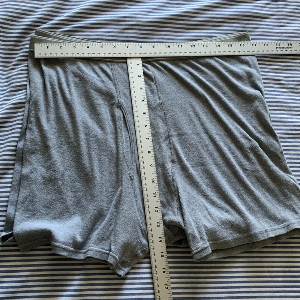 4 Men’s Hanes Cotton Blend Boxer Briefs 3XL Gray Black Comfort Flex Underwear - Picture 5 of 8